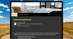 Desktop Screenshot of hilomanagement.com